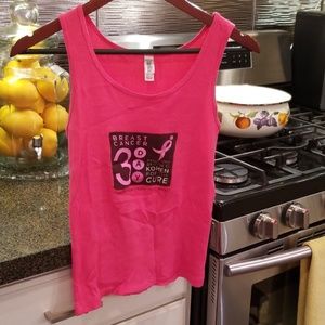 Breast Cancer Pink Tank Top